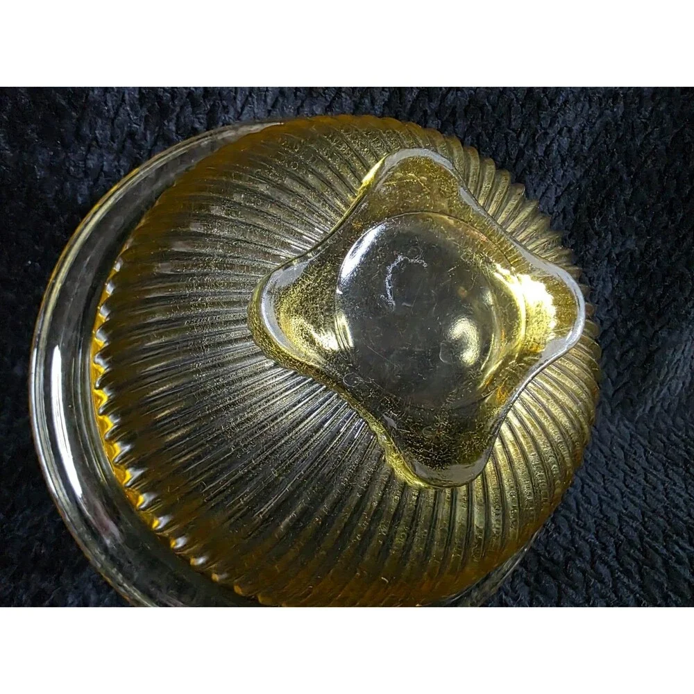 3 VTG "Golden Glow" Depression Glass Nesting Mixing Bowls by Federal Glass Co - Picture 4 of 14
